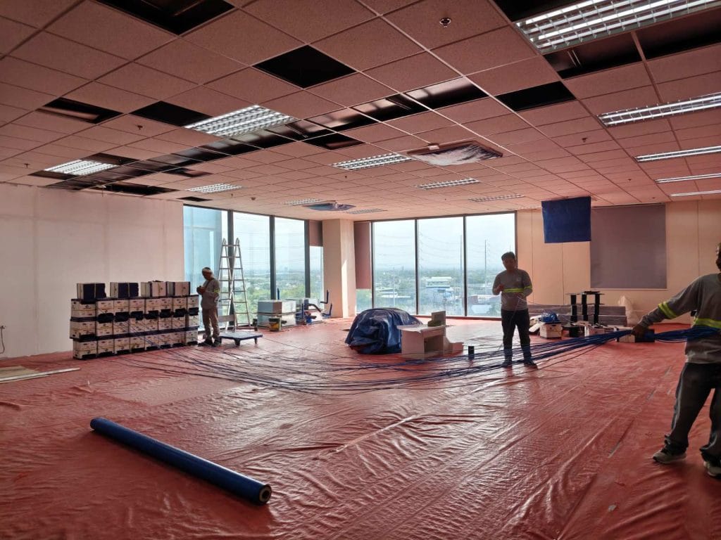 Commercial office fit-out and workplace construction for Appen Philippines in Cavite